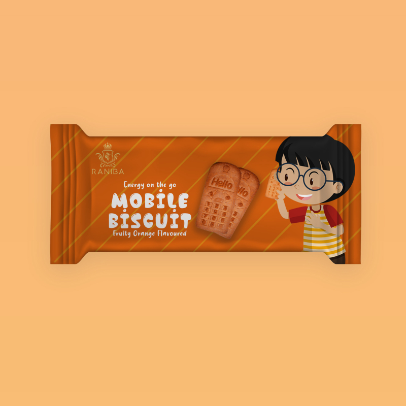 Telephone Biscuit Orange